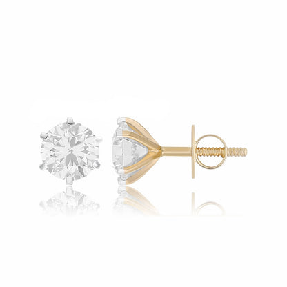 Everlight Shine Solitaire Lab Grown Diamond Earrings