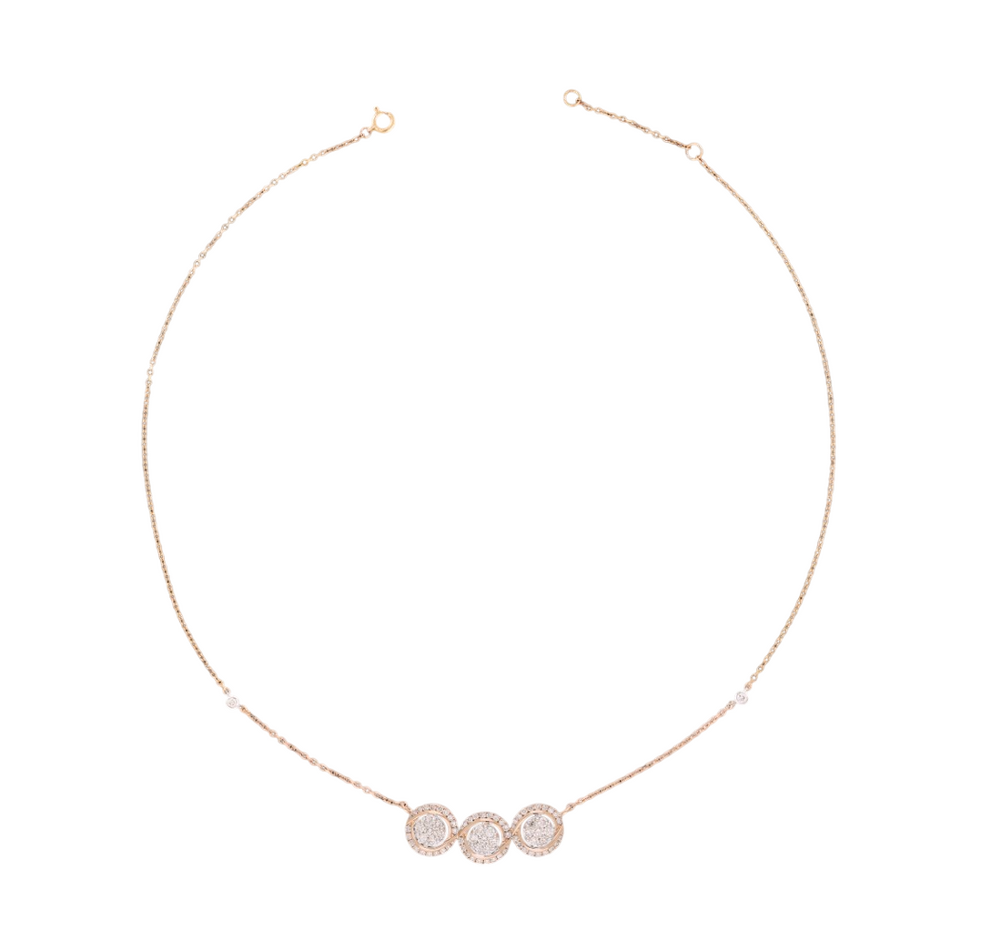 Triple Brilliance Lab Grown Diamond Necklace