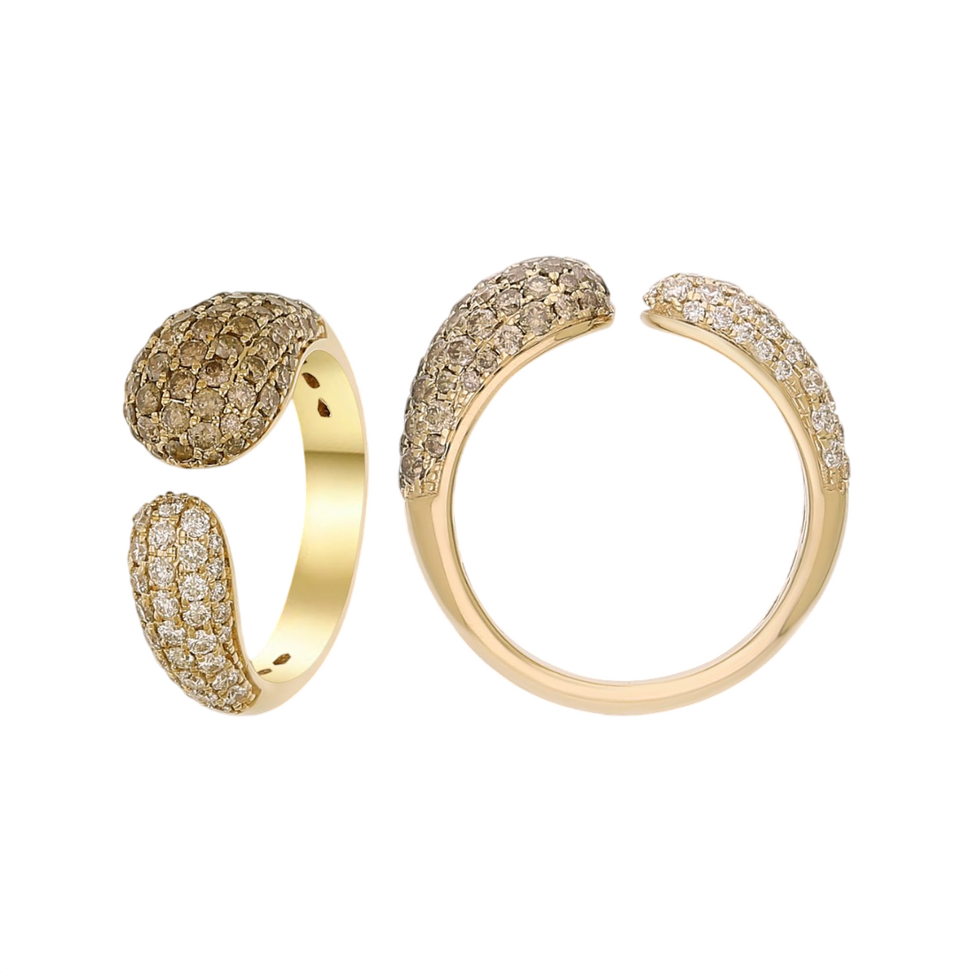 Radiant Embrace Lab Grown Diamond Ring