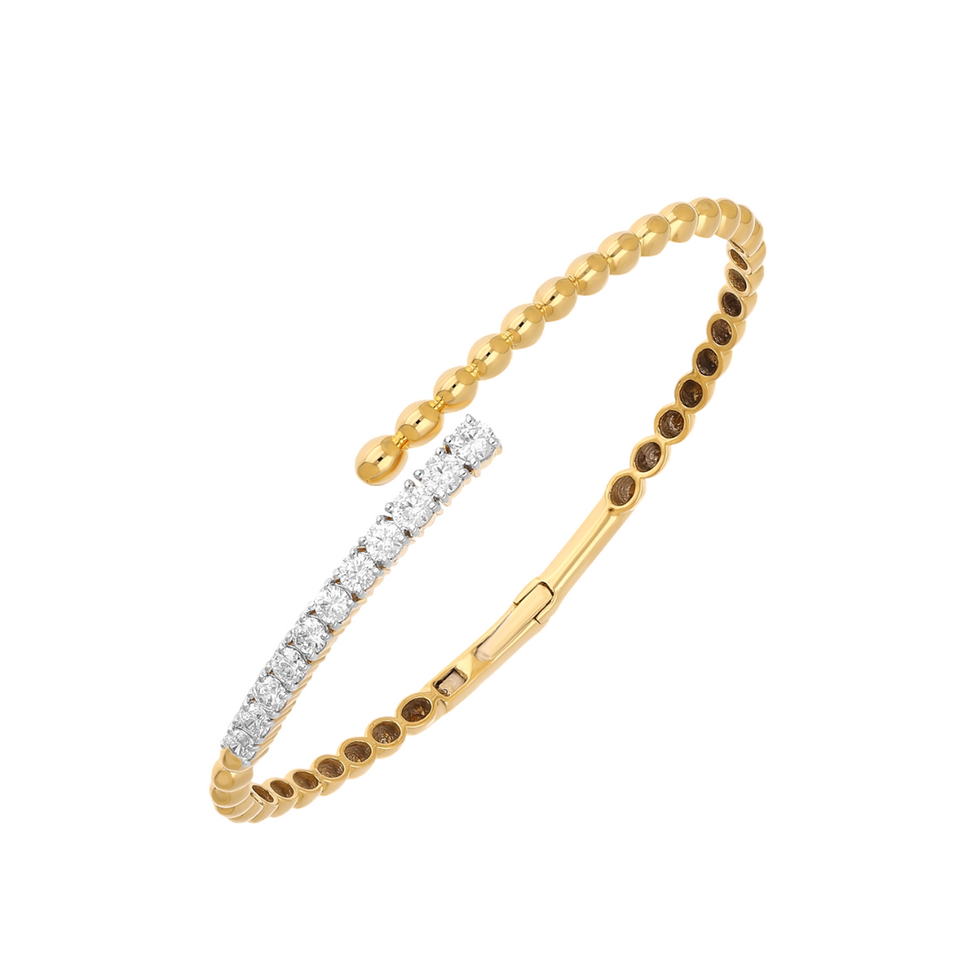 Nova Curve Lab Grown Diamond Bangle