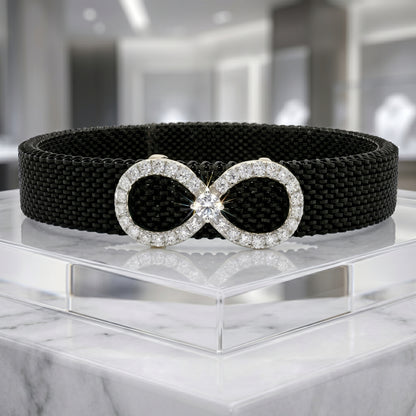 Midnight Infinity Lab Grown Diamond Bracelet