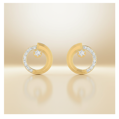 Lumina Nebula Gold Plated Lab Grown Diamond Earrings