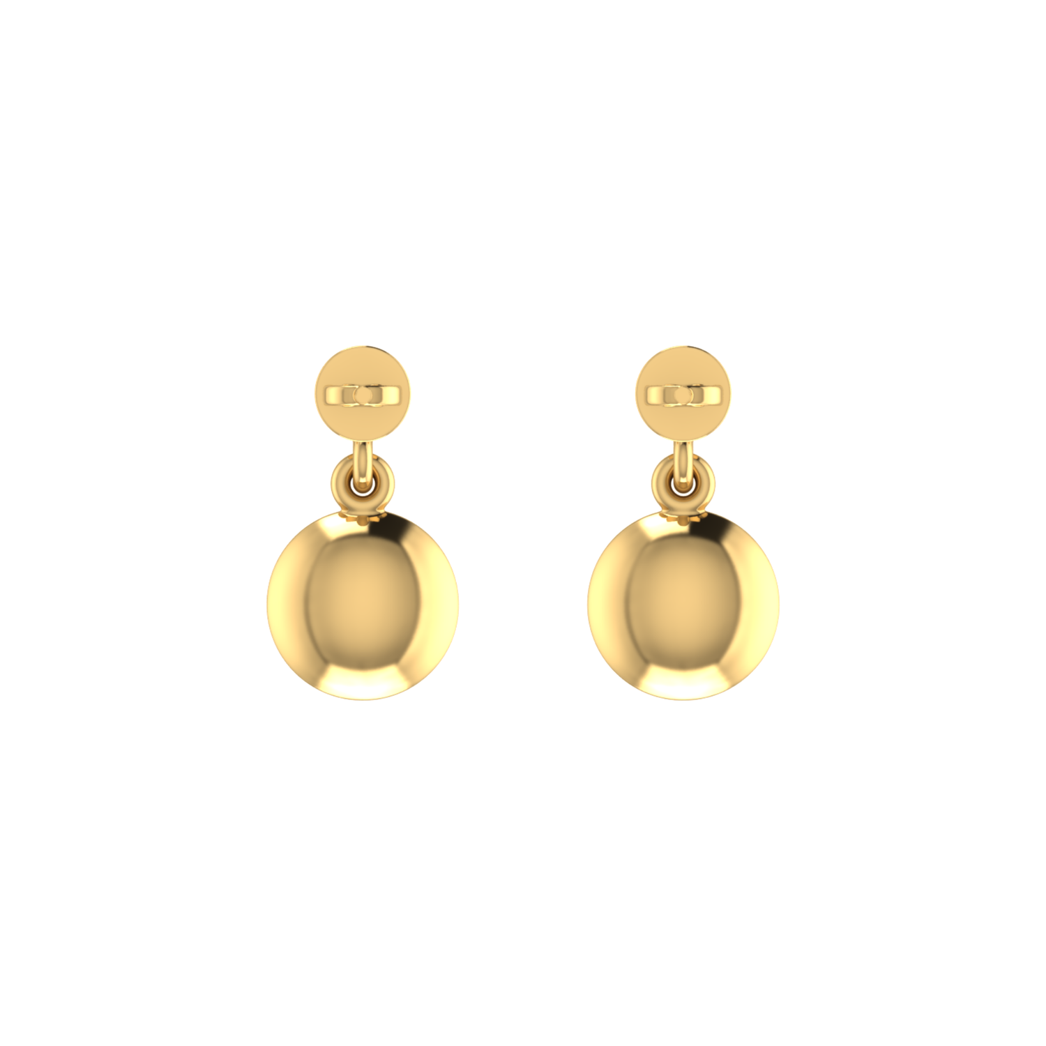 Radiant Rosette Drops Gold Plated Lab Grown Diamond Earrings