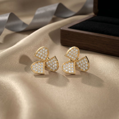 Clover Luxe Lab Grown Diamond Stud Earrings