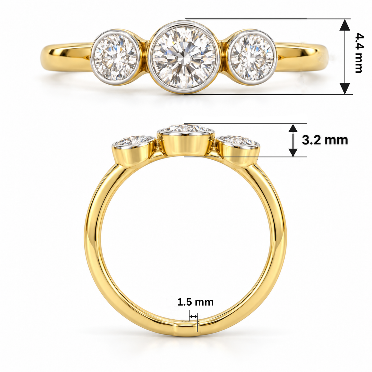 Avelora Celestial Lab Grown Diamond Ring