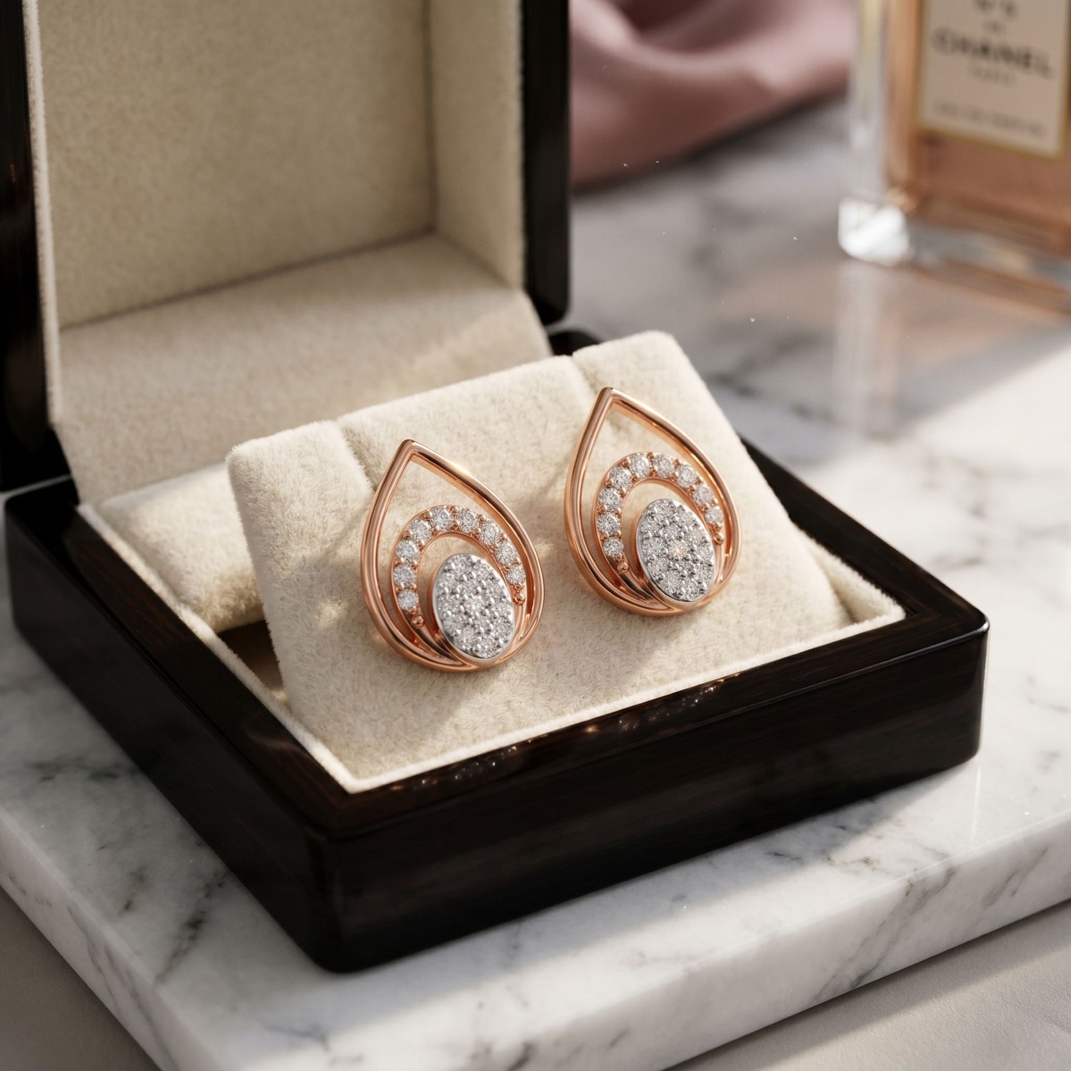 Celestial Curve Lab Grown Diamond Earrings