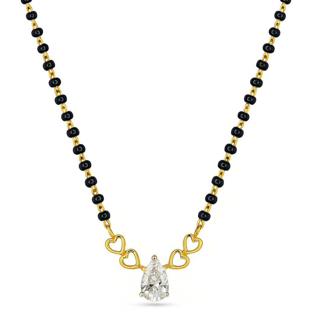 Heartfelt Elegance Lab Grown Diamond Mangalsutra