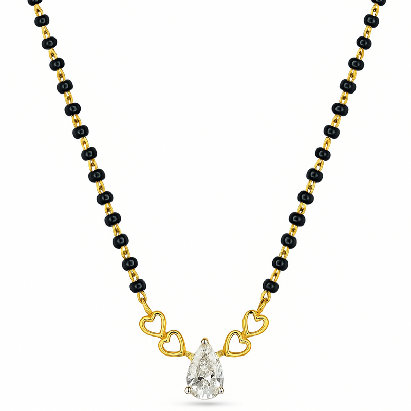 Heartfelt Elegance Lab Grown Diamond Mangalsutra