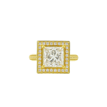 Sovereign Square Lab Grown Diamond Ring