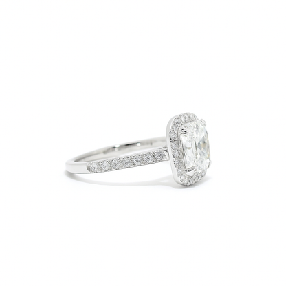 Serene Cushion Lab Grown Diamond Ring