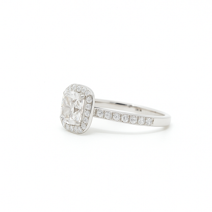 Serene Cushion Lab Grown Diamond Ring