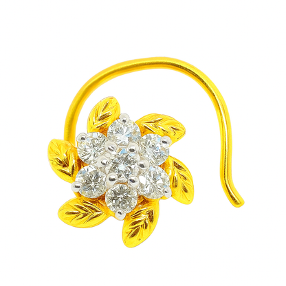Blooming Elegance Lab Grown Diamond Nosepin