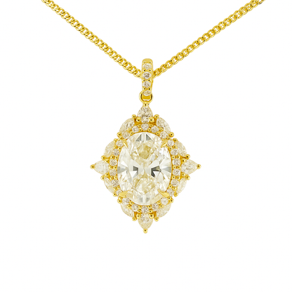 Aurelian Starburst Lab Grown Diamond Pendant