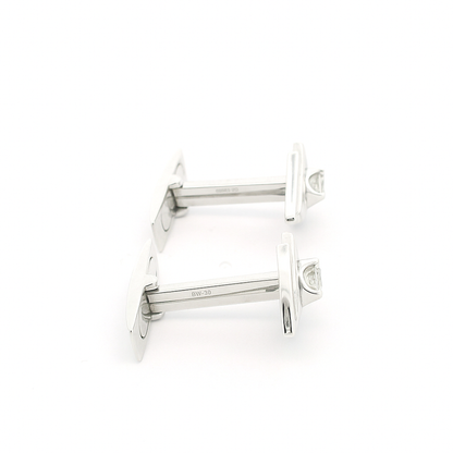 Angle Arc Lab Grown Diamond Cufflinks