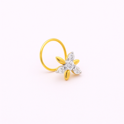 Twinkling Star Lab Grown Diamond Nosepin