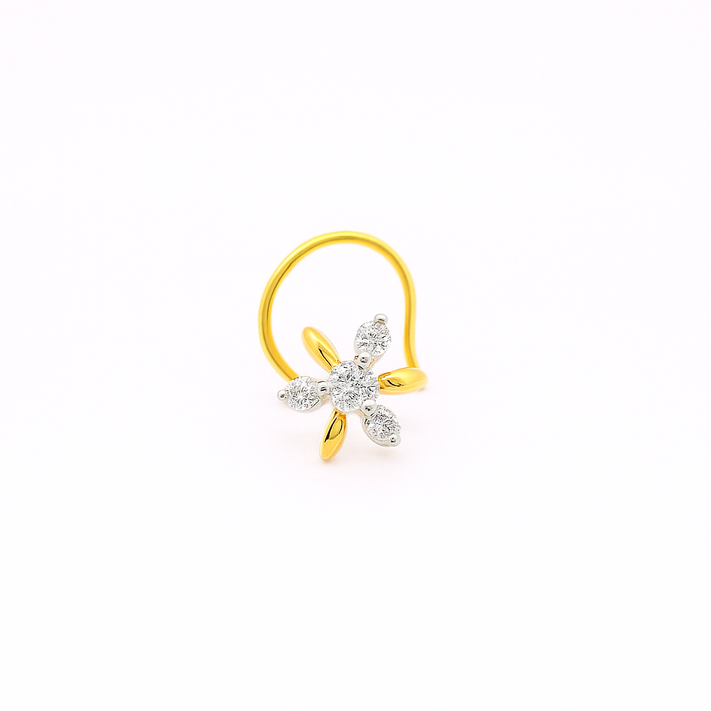Twinkling Star Lab Grown Diamond Nosepin