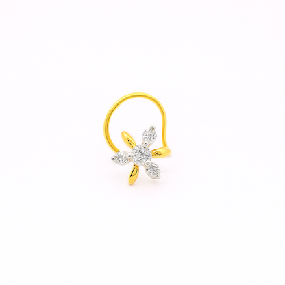 Twinkling Star Lab Grown Diamond Nosepin