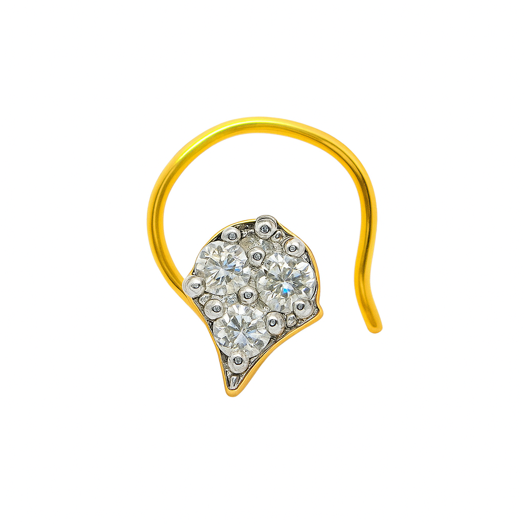 Sparkling Dewdrop Lab Grown Diamond Nosepin