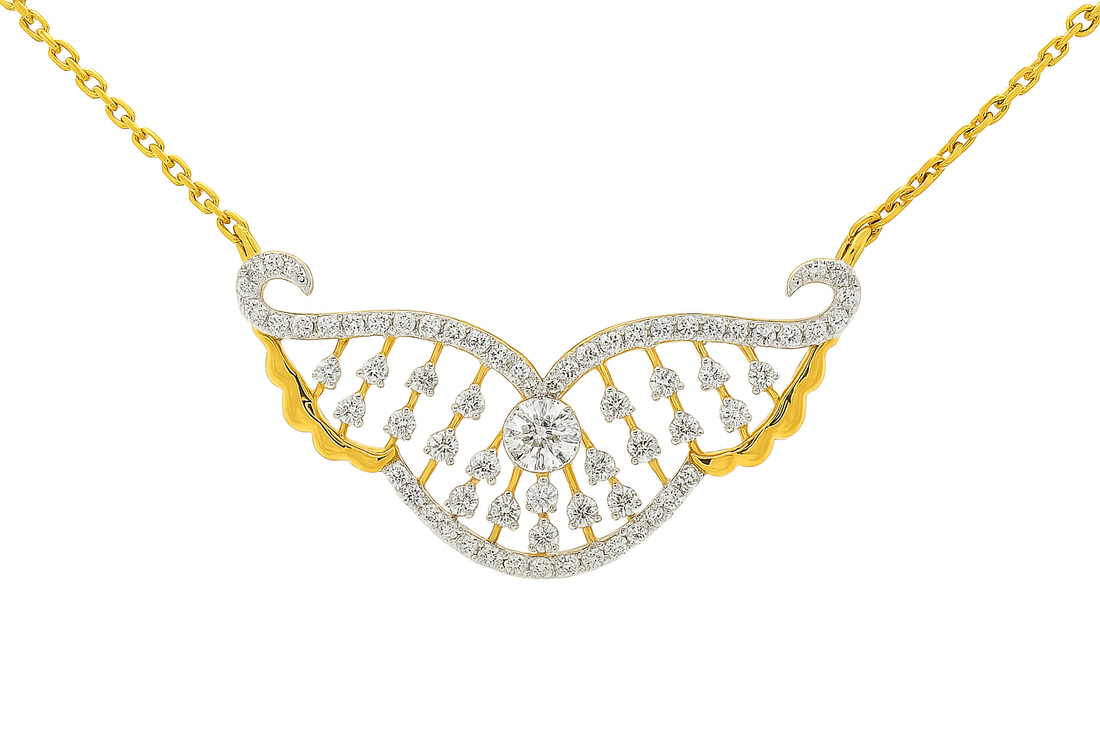 Dazzle Harmony Lab Grown Diamond Mangalsutra