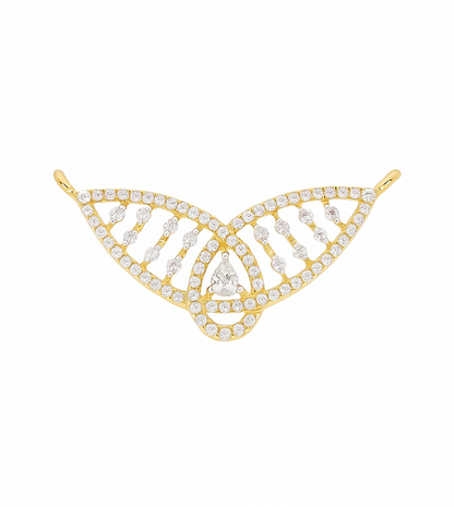 Leaflet Grace Lab Grown Diamond Mangalsutra