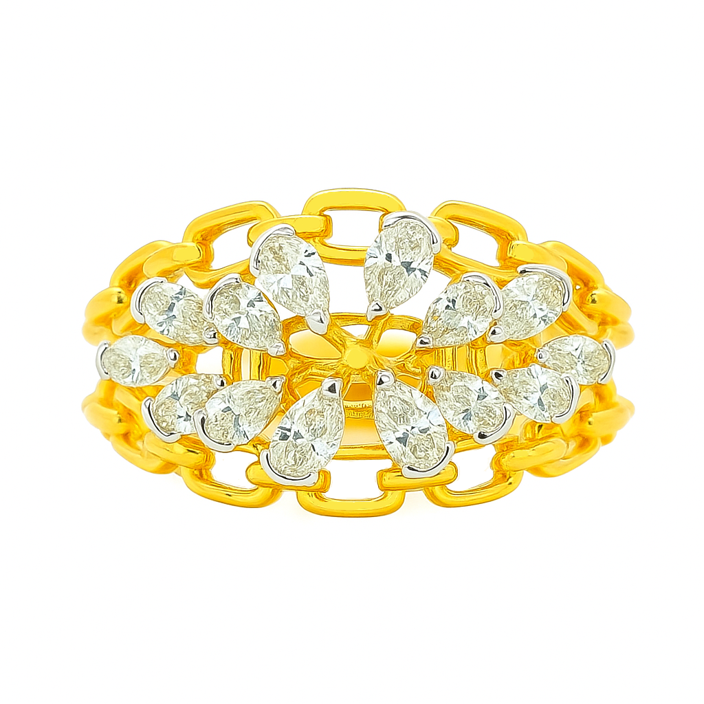 Splendor Petal Lab Grown Diamond Ring