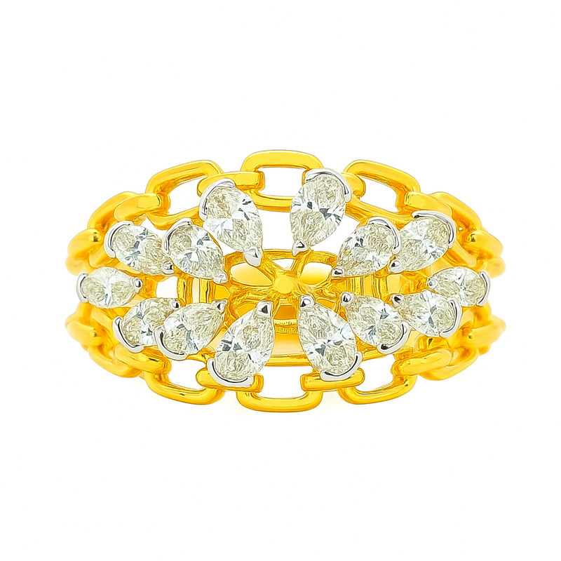 Splendor Petal Lab Grown Diamond Ring