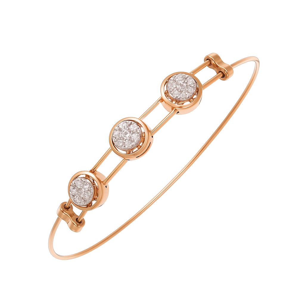 Galaxy Cluster Lab Grown Diamond Bangle