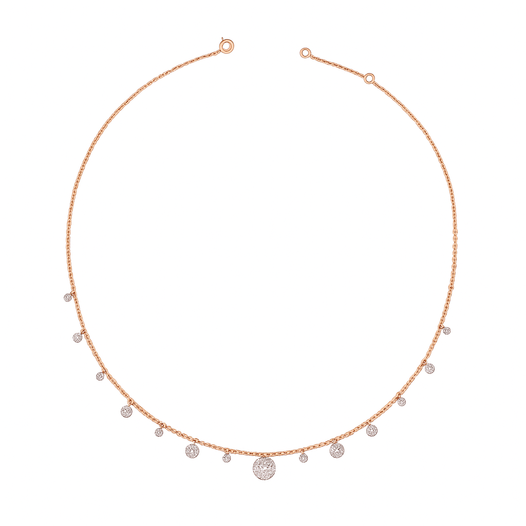 Glimmer Dot Lab Grown Diamond Necklace