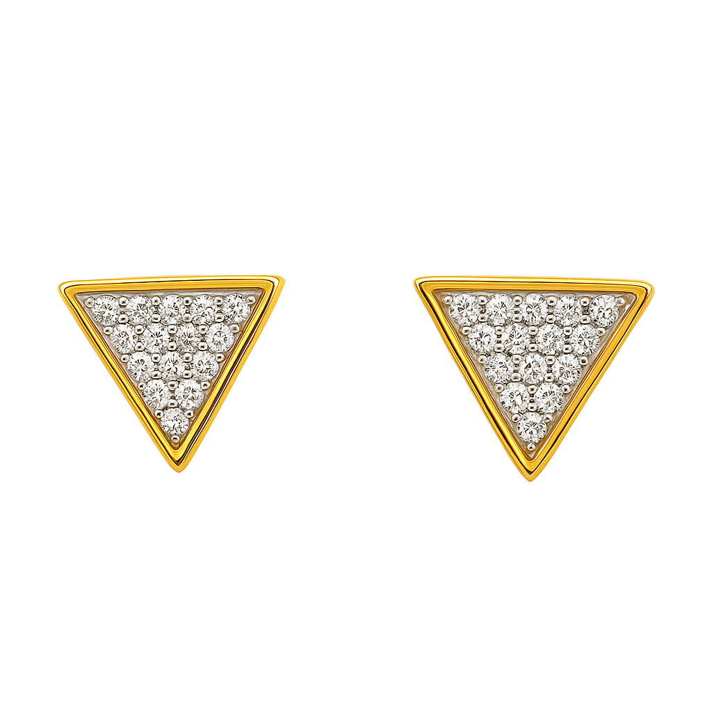 Gilded Apex Lab Grown Diamond Earrings