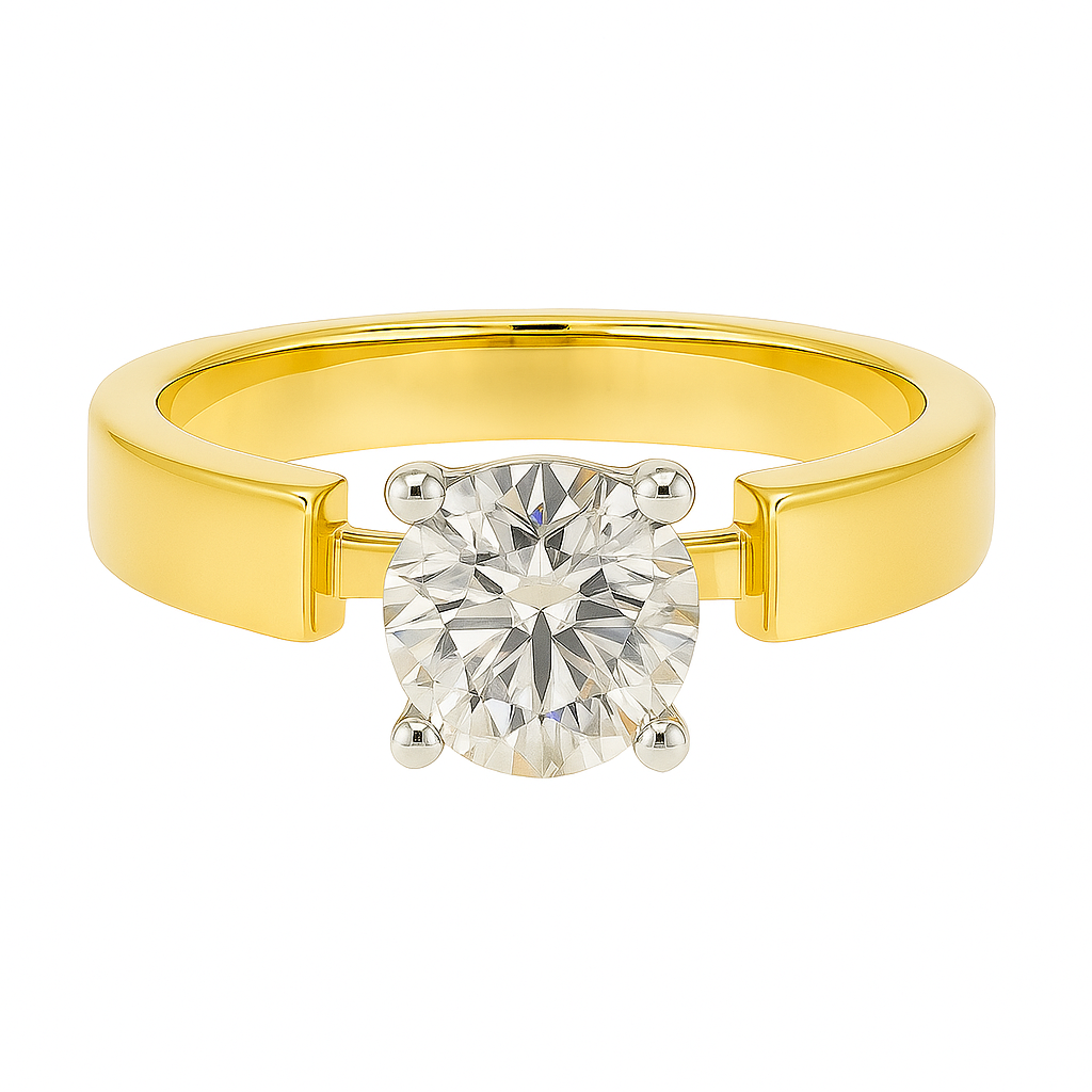 Infinity Gate Solitaire Lab Grown Diamond Ring
