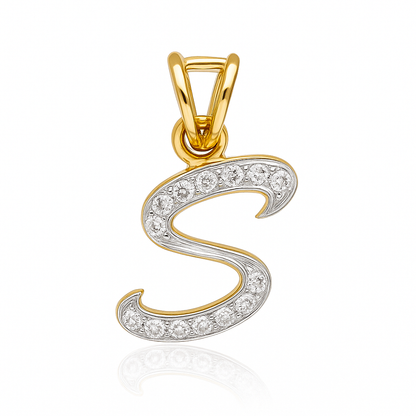 Signature "S" Lab Grown Diamond Pendant