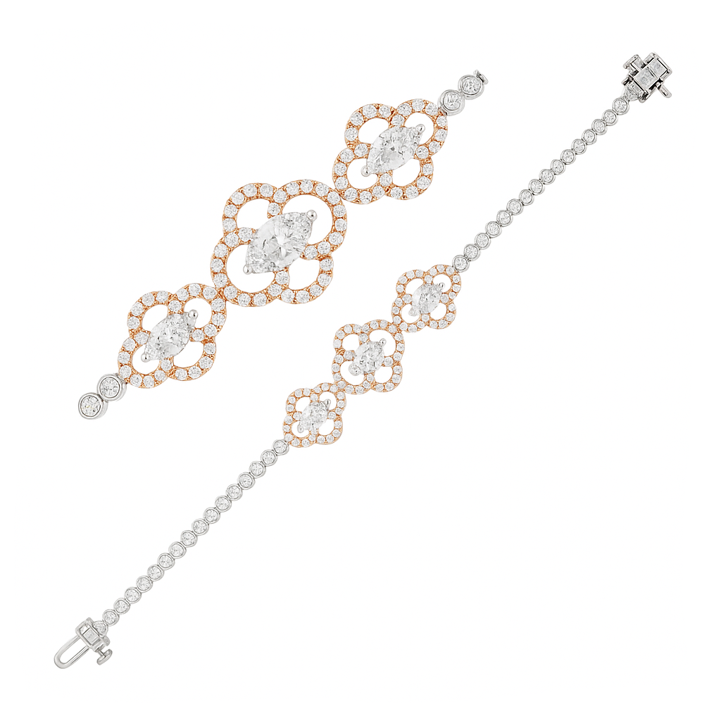 Dreamweave Petal Glam Lab Grown Diamond Bracelet