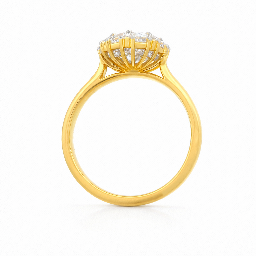 Celestara Bloom Solitaire Lab Grown Diamond Ring