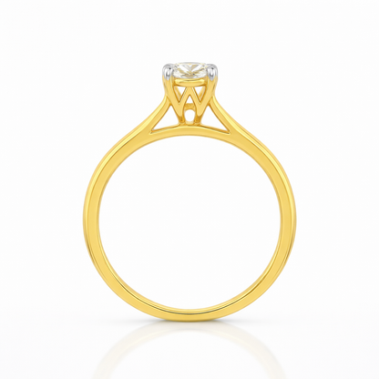 Elysian Round Lab Grown Diamond Ring