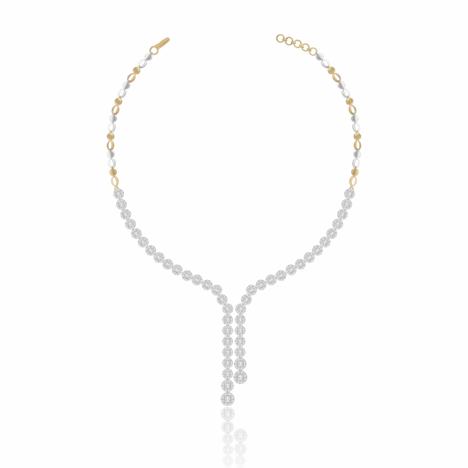 Waterfall Lab Grown Diamond Necklace