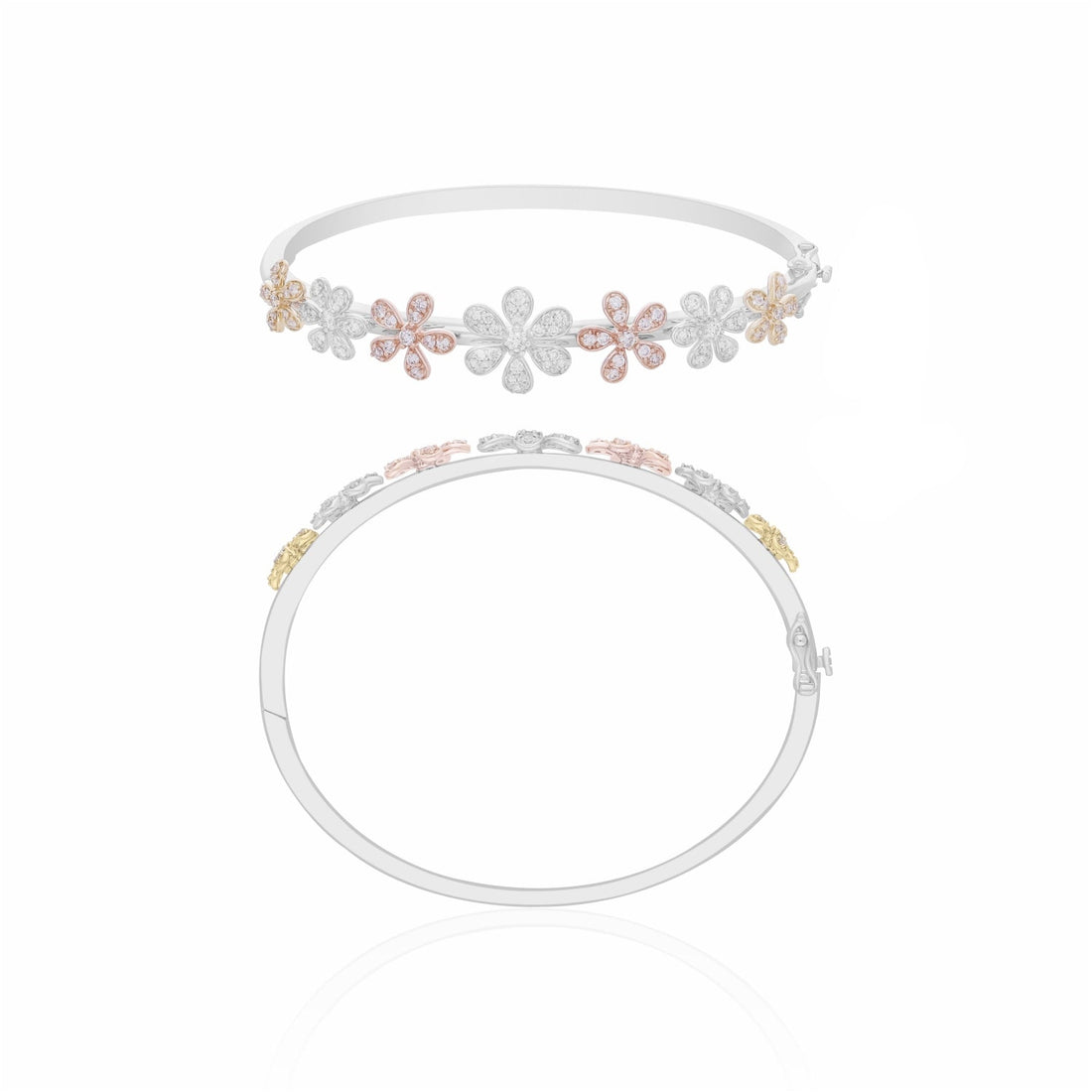 Petal Parade Lab Grown Diamond Bangle