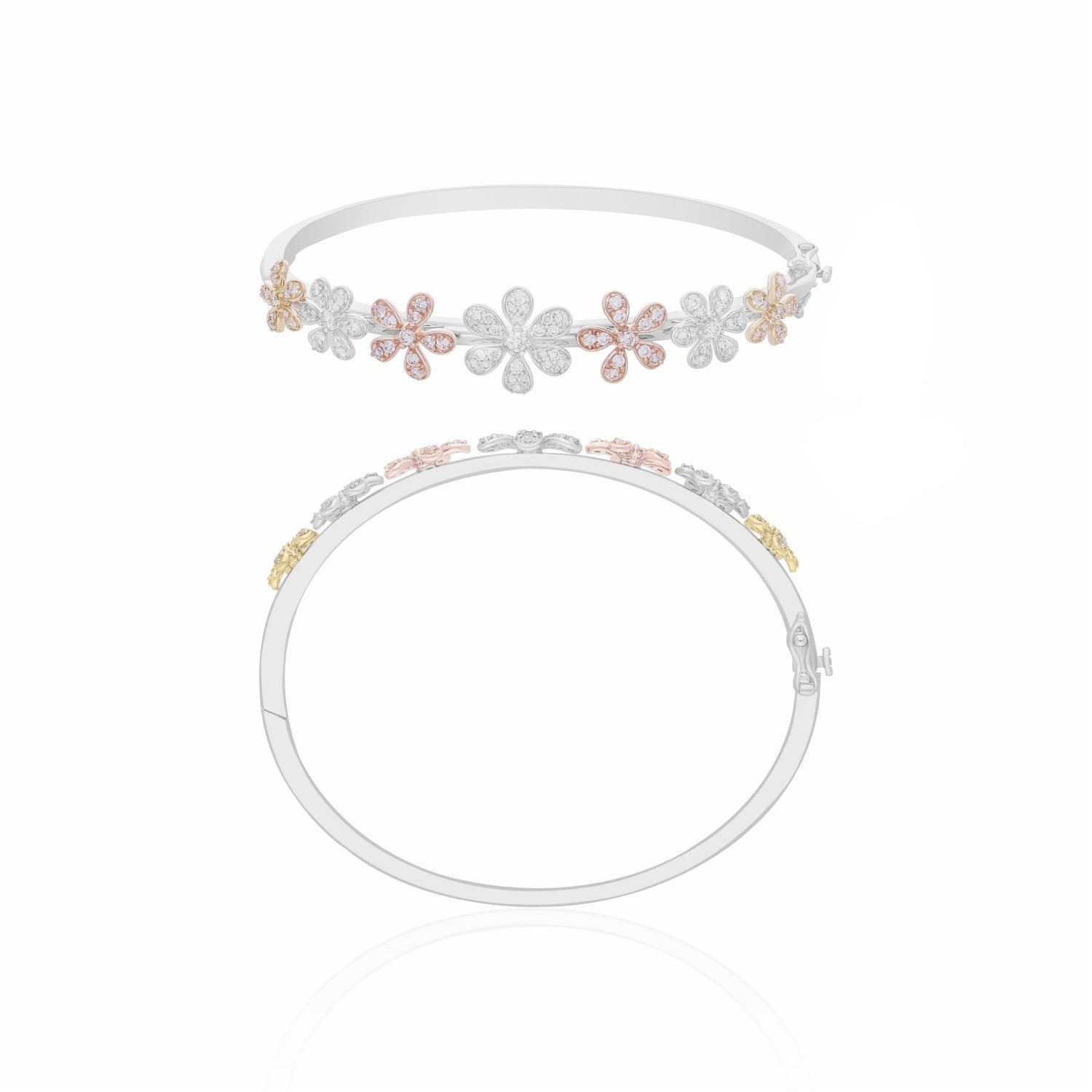 Petal Parade Lab Grown Diamond Bangle