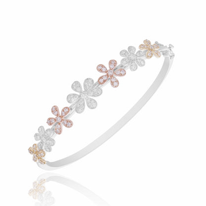 Petal Parade Lab Grown Diamond Bangle