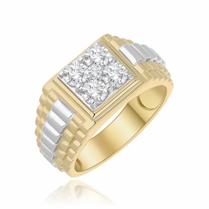 Golden Frost Lab Grown Diamond Ring