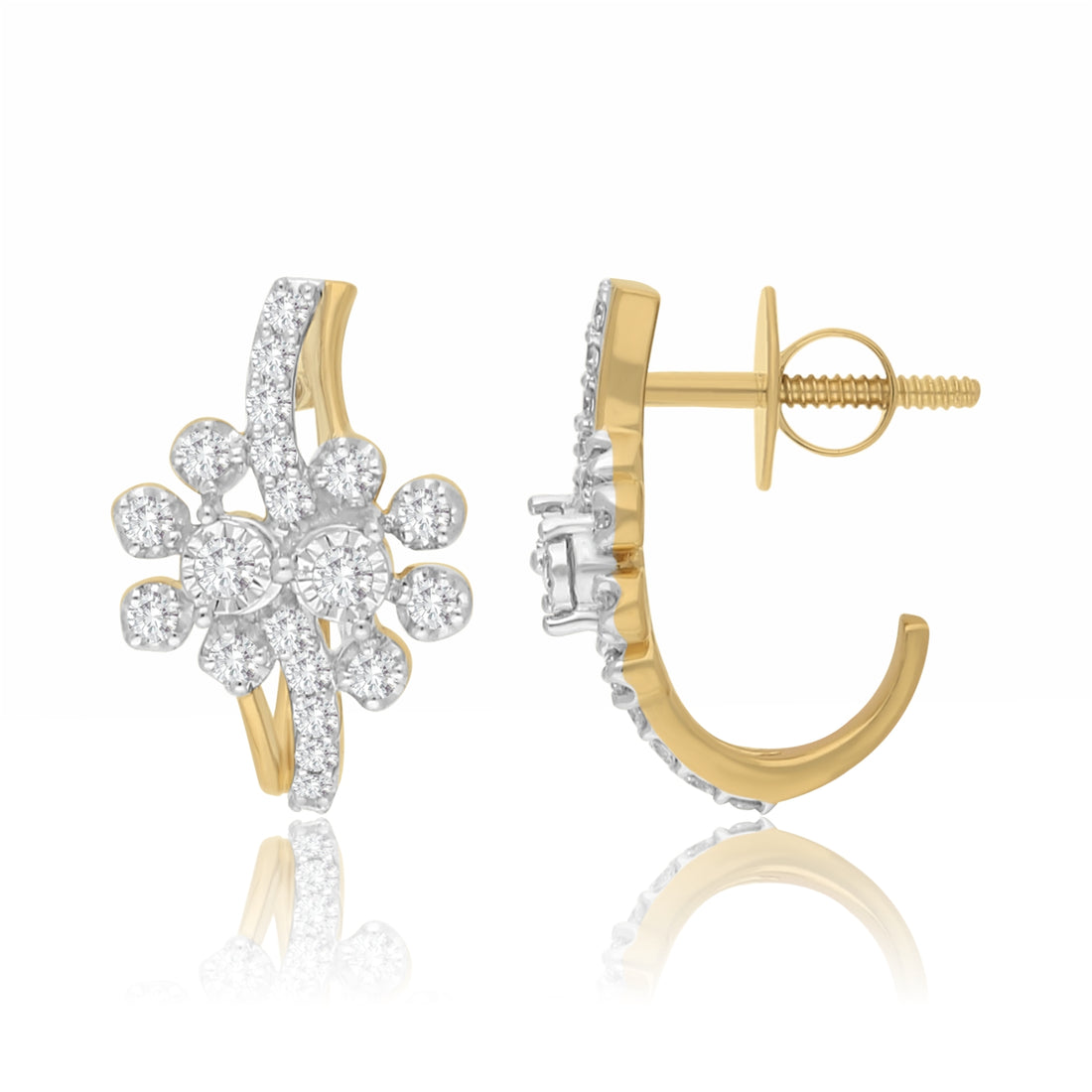 Bloom Burst Lab Grown Diamond Earrings