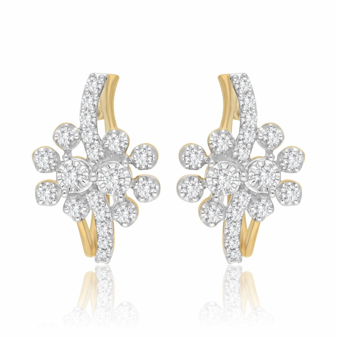 Bloom Burst Lab Grown Diamond Earrings