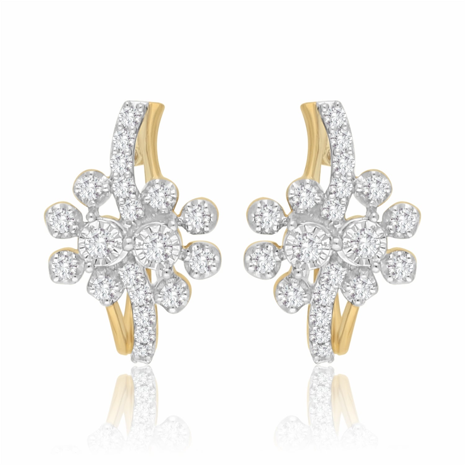 Bloom Burst Lab Grown Diamond Earrings
