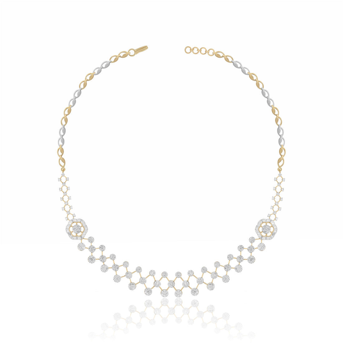 Moonlit Lace Lab Grown Diamond Necklace