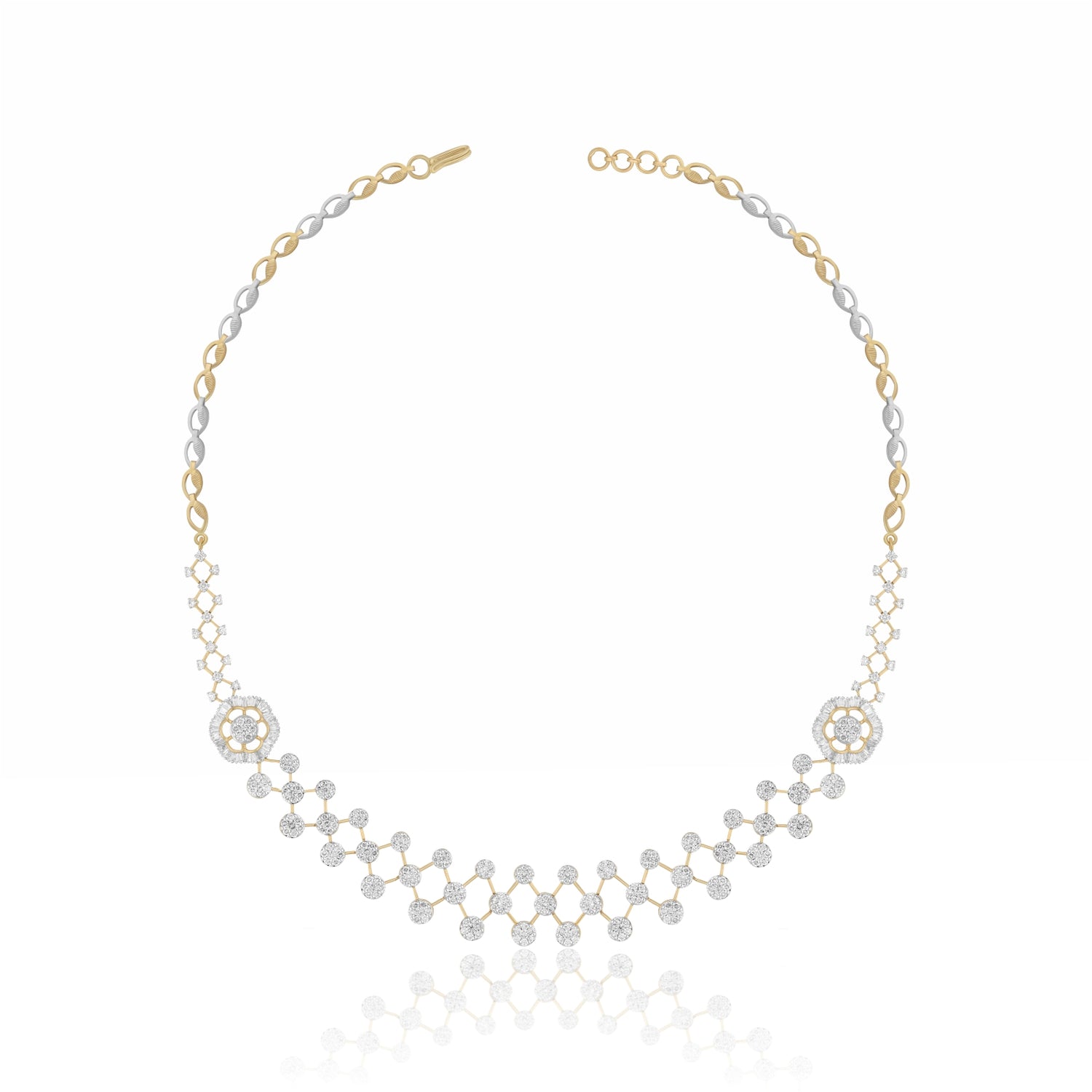 Moonlit Lace Lab Grown Diamond Necklace