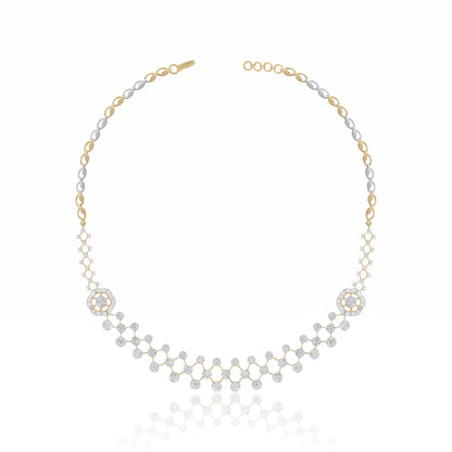 Moonlit Lace Lab Grown Diamond Necklace