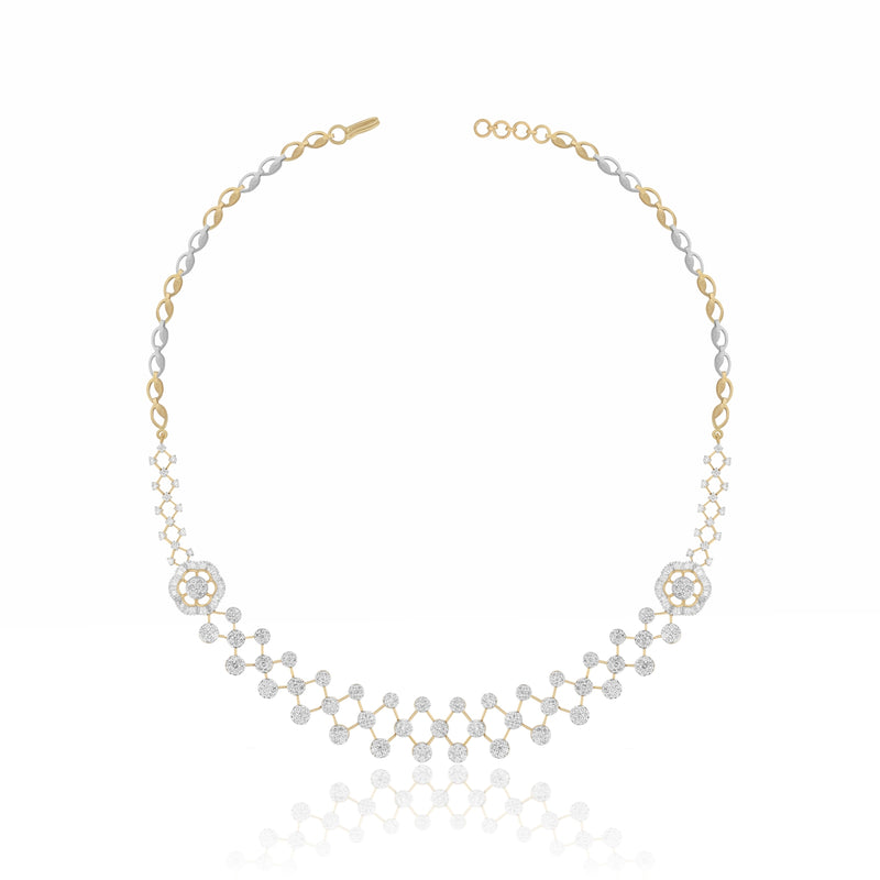 Moonlit Lace Lab Grown Diamond Necklace