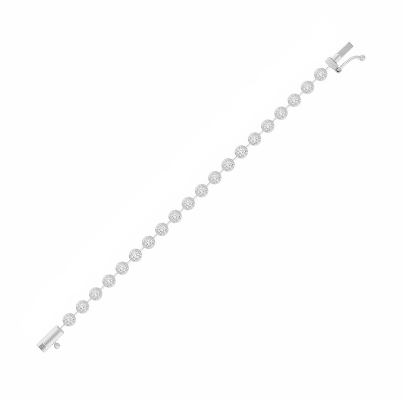 Bubble Link Lab Grown Diamond Bracelet