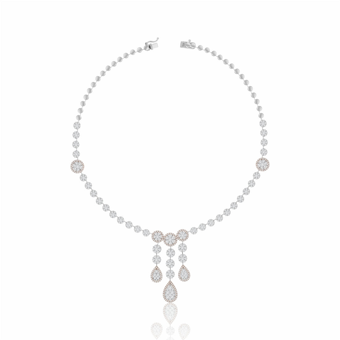 Dazzling Lab Grown Diamond Teardrop Necklace