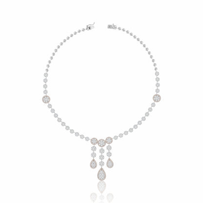Dazzling Lab Grown Diamond Teardrop Necklace