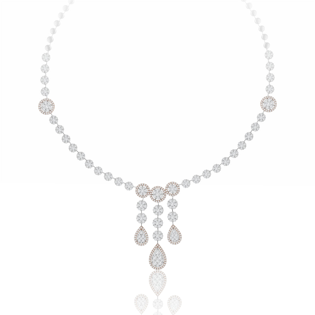 Dazzling Lab Grown Diamond Teardrop Necklace